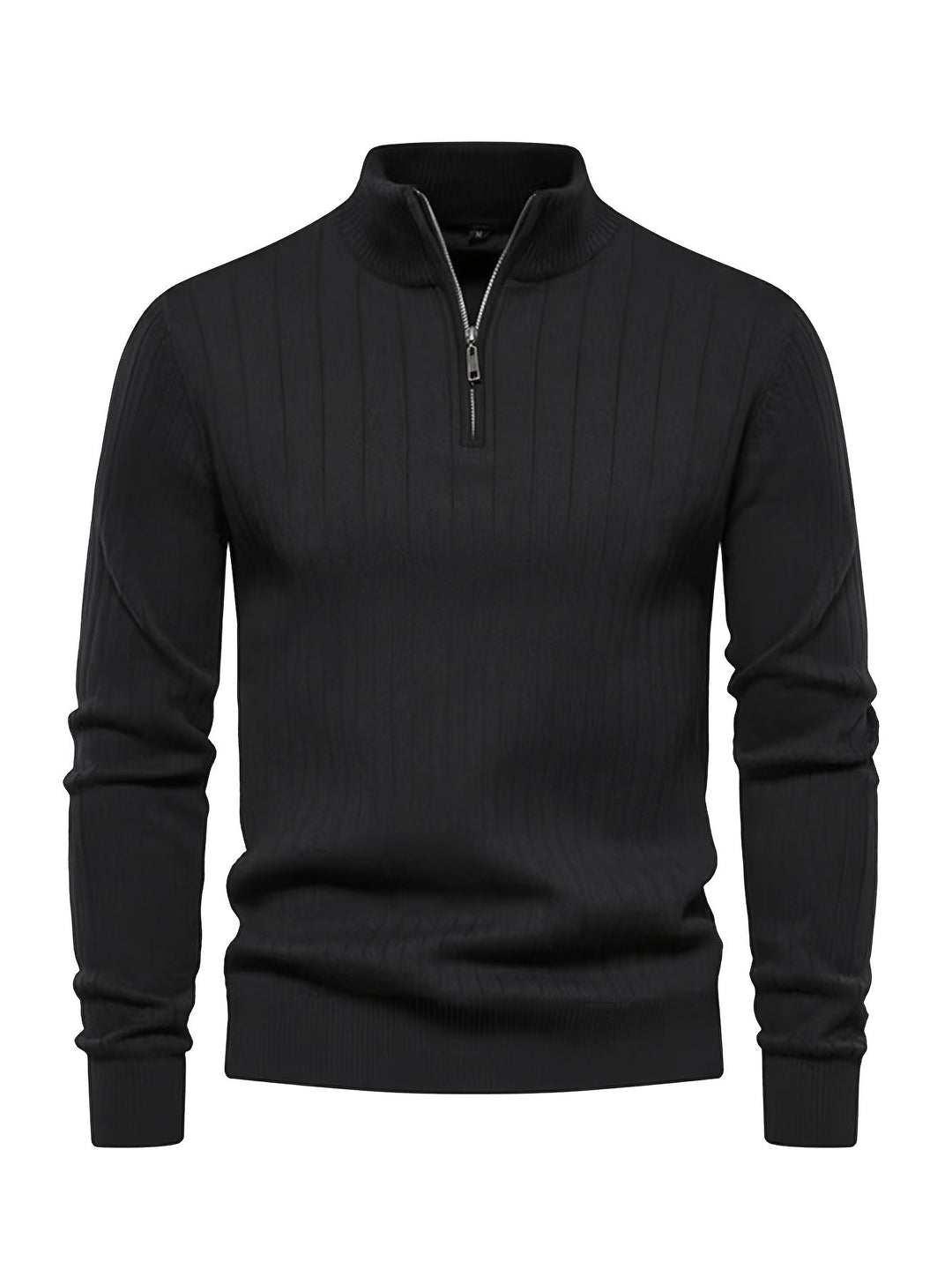 Reid | Quarter-Zip Stand Collar Sweater