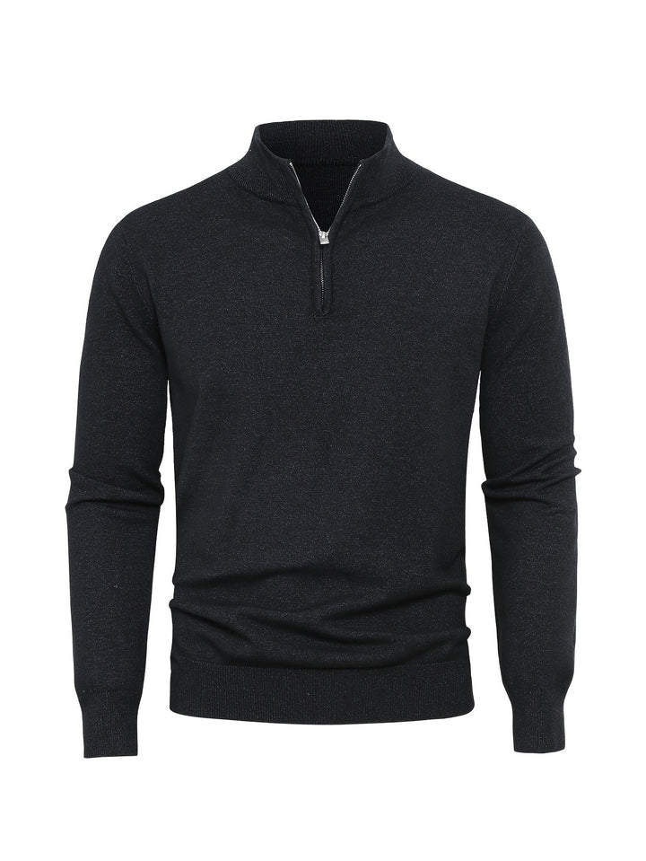 Men's Half Zip Knit Sweater