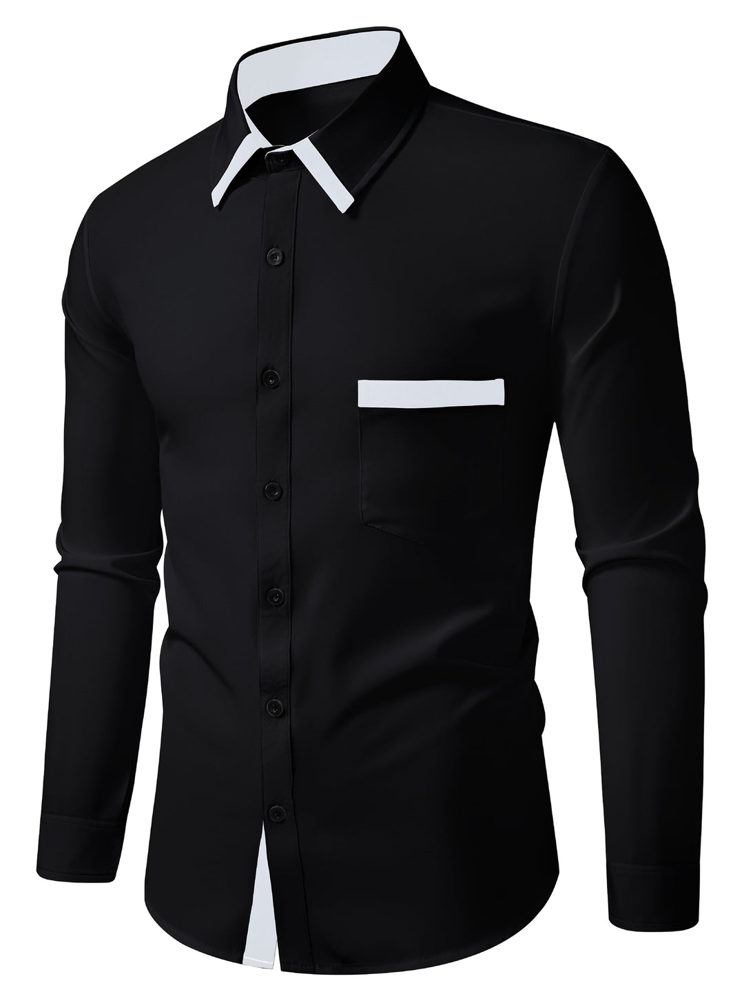 CONTRAST PANEL SHIRT FOR MEN