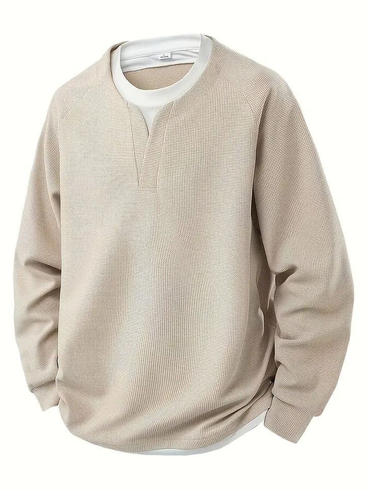 MEN'S LAYERED LONG SLEEVE SHIRT