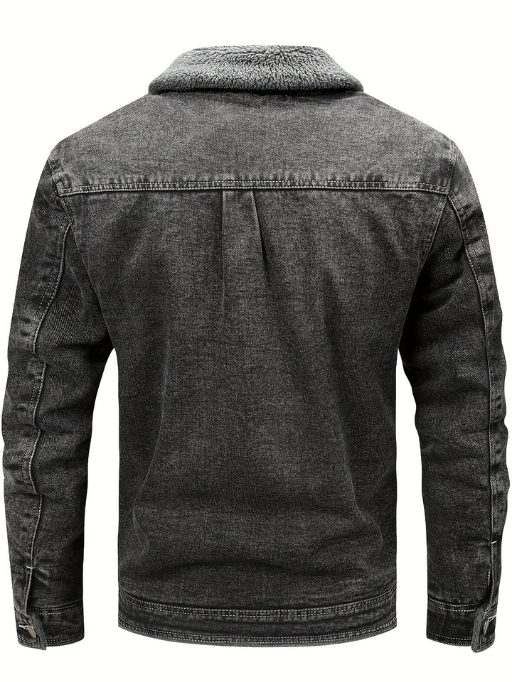 Men's Warm Denim Jacket