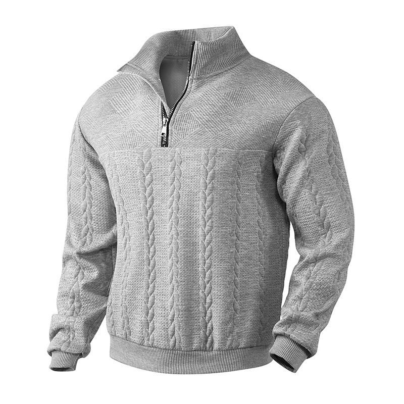 Brooks Jacquard Knit Sweater