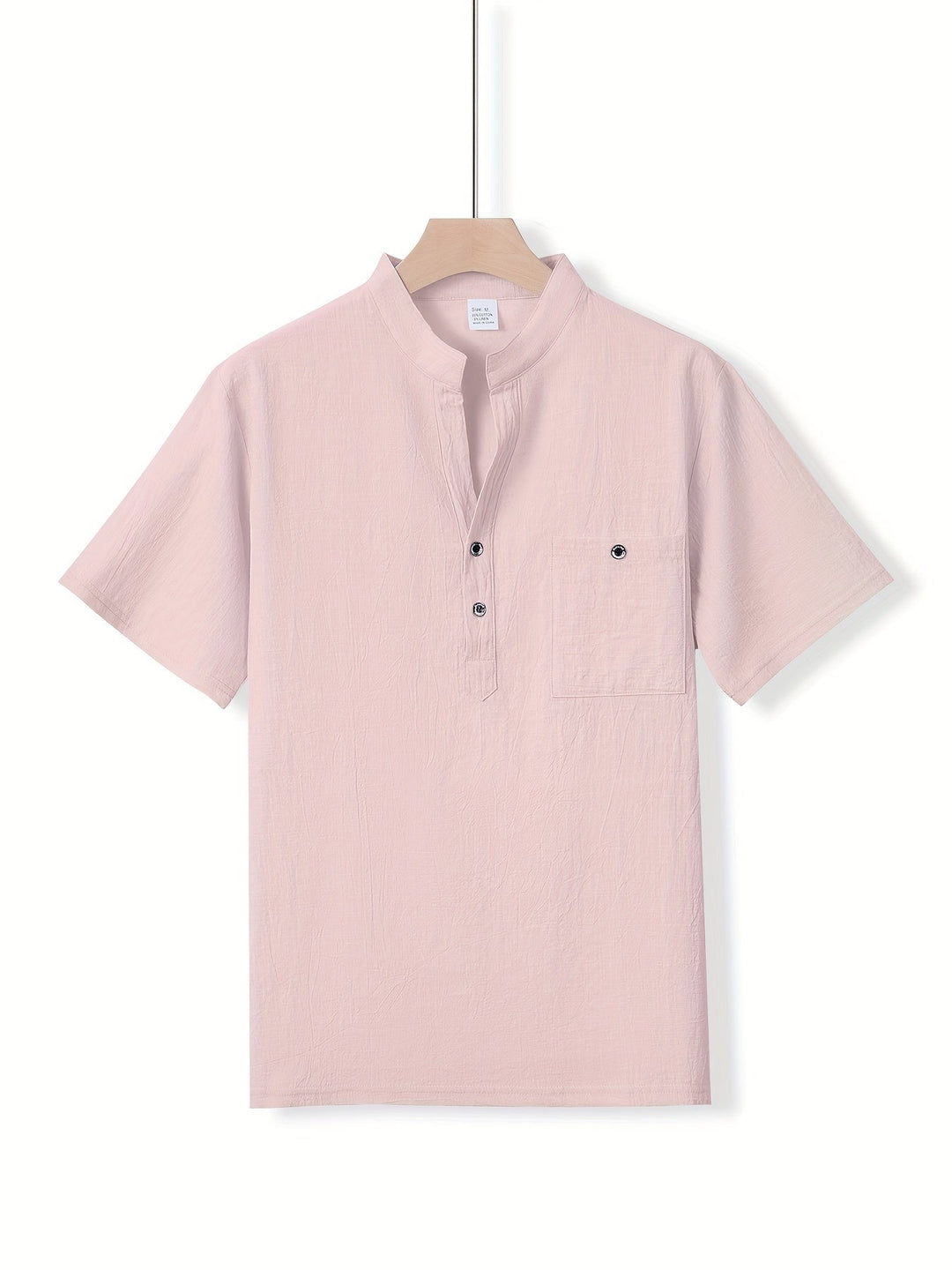 Men's Henley Cotton Shirt