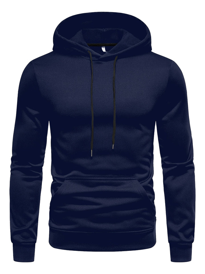 DRAWSTRING KNIT HOODIE FOR MEN