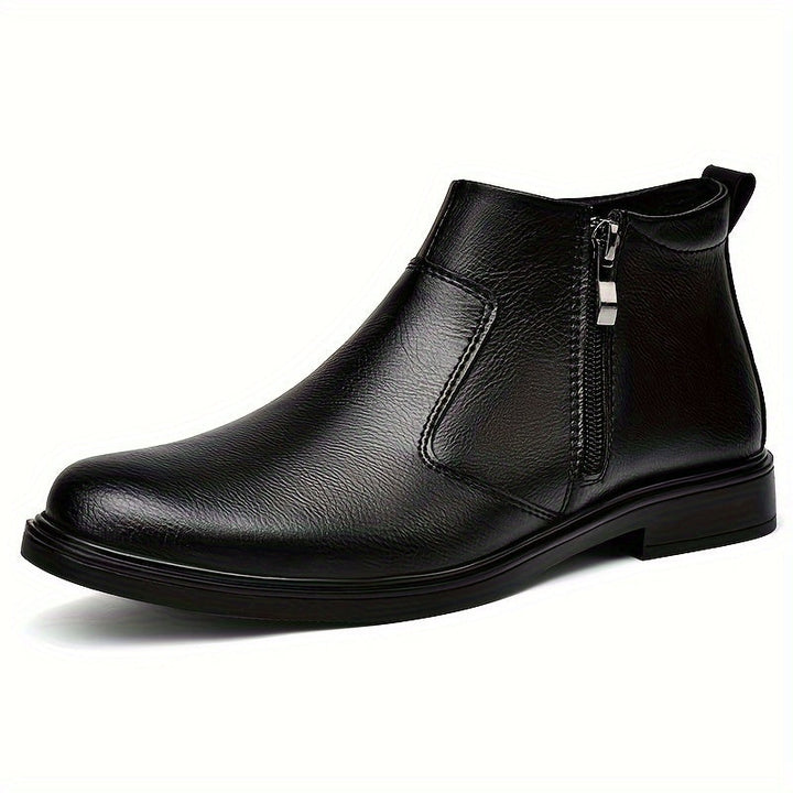 Marcus | Refined Zip-Up Ankle Boots