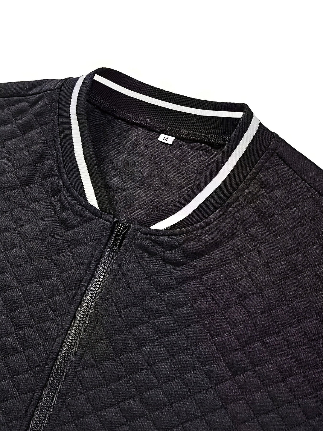 Men's Checkered Zipper Jacket