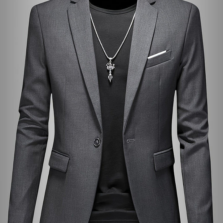 Men's Skinny Lapel Blazer