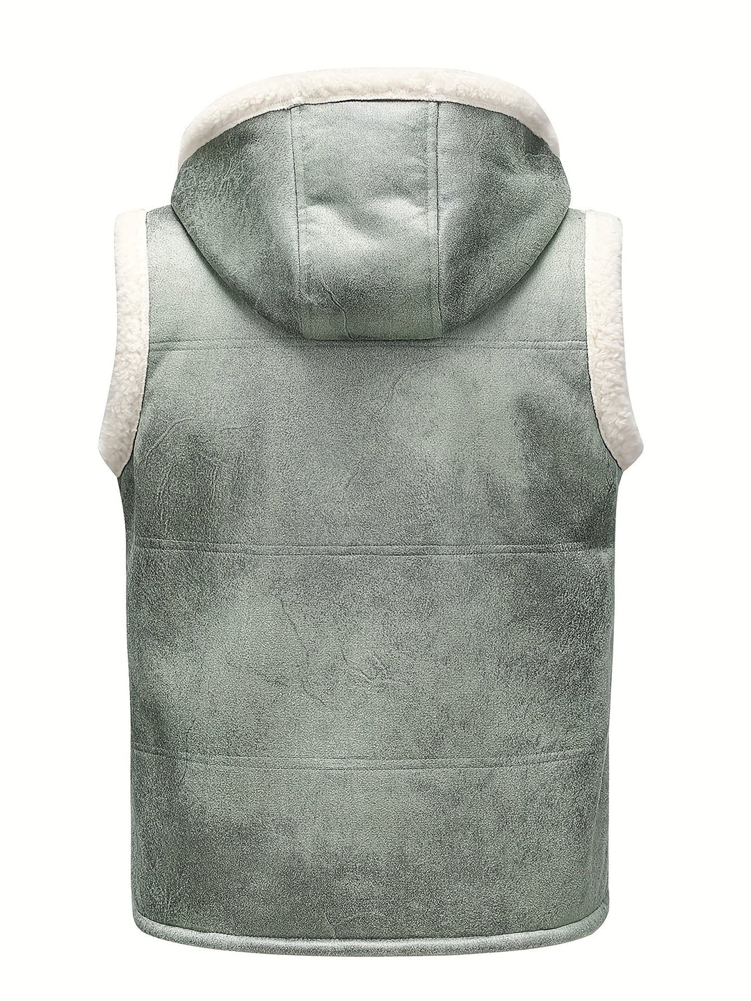 Men's Hooded Fur-Lined Vest