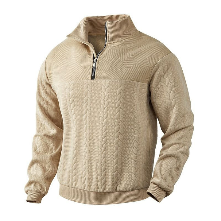 Brooks Jacquard Knit Sweater