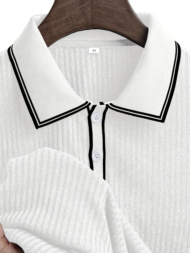 COLOUR BLOCK POLO FOR MEN