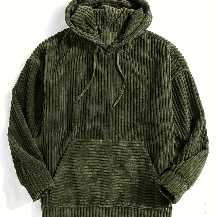 Sebastian | Ribbed Pullover Hoodie