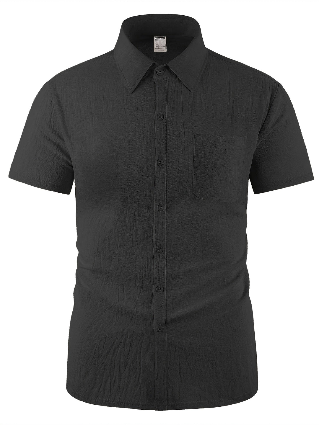Men's Lapel Linen Shirt