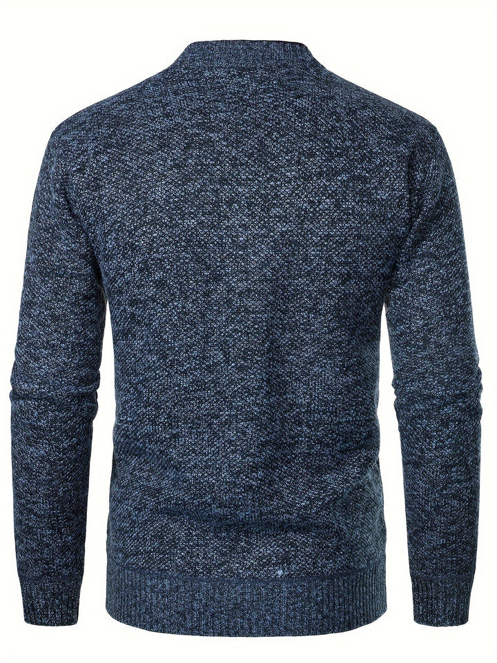FLEECE V NECK CARDIGAN FOR MEN