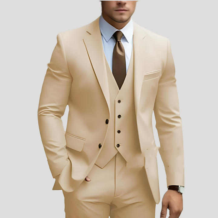 Men's Slim Fit Three-Piece Suit