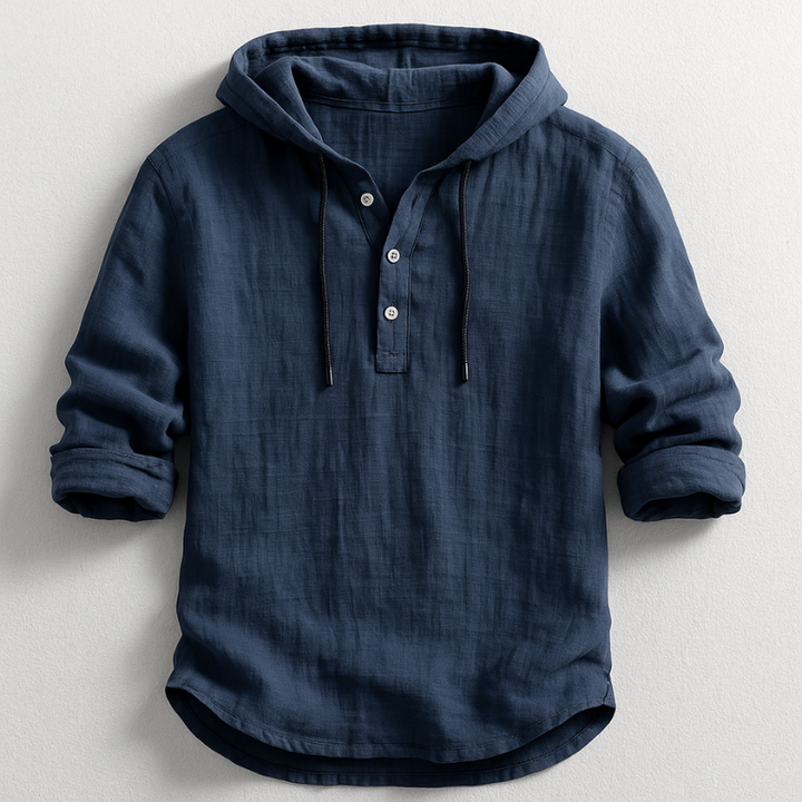 Luxury Men'S Hooded Shirt