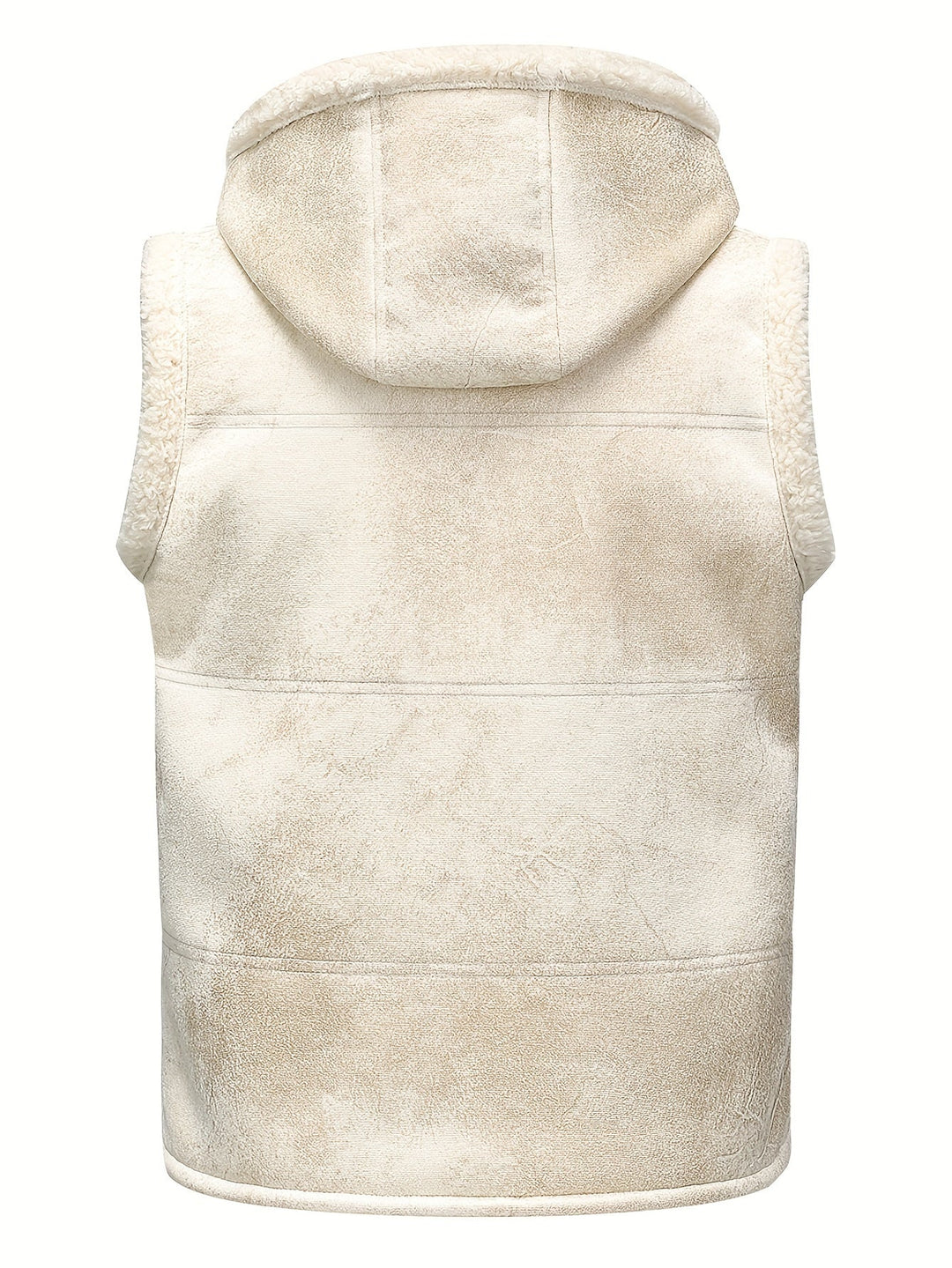 Men's Hooded Fur-Lined Vest