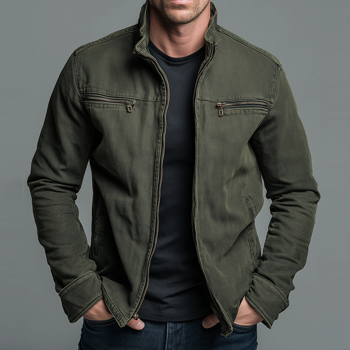 Men's Vintage Washed Cotton Jacket