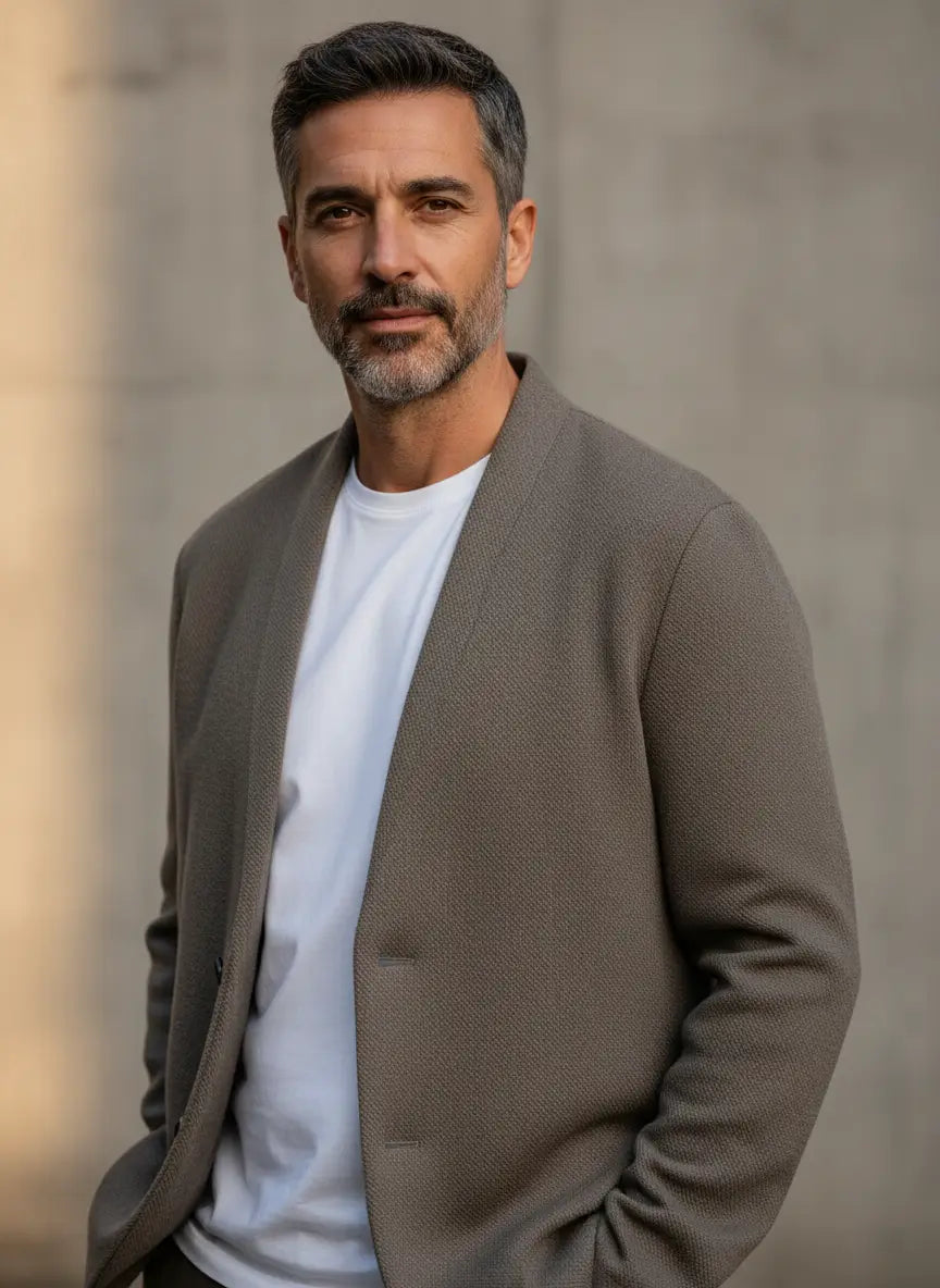Men's Cotton Casual Blazer