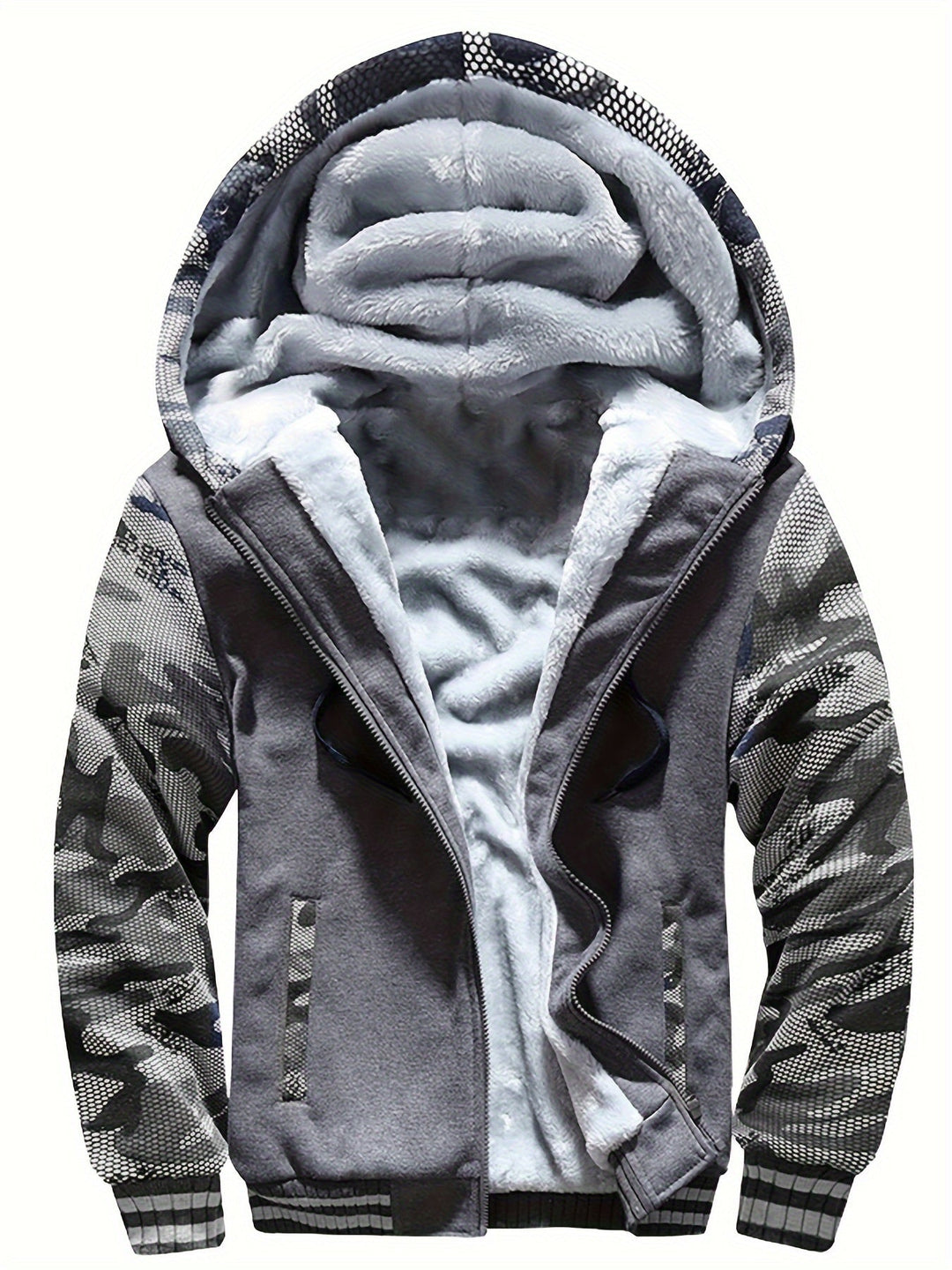 COLOR BLOCK FLEECE HOODIE FOR MEN