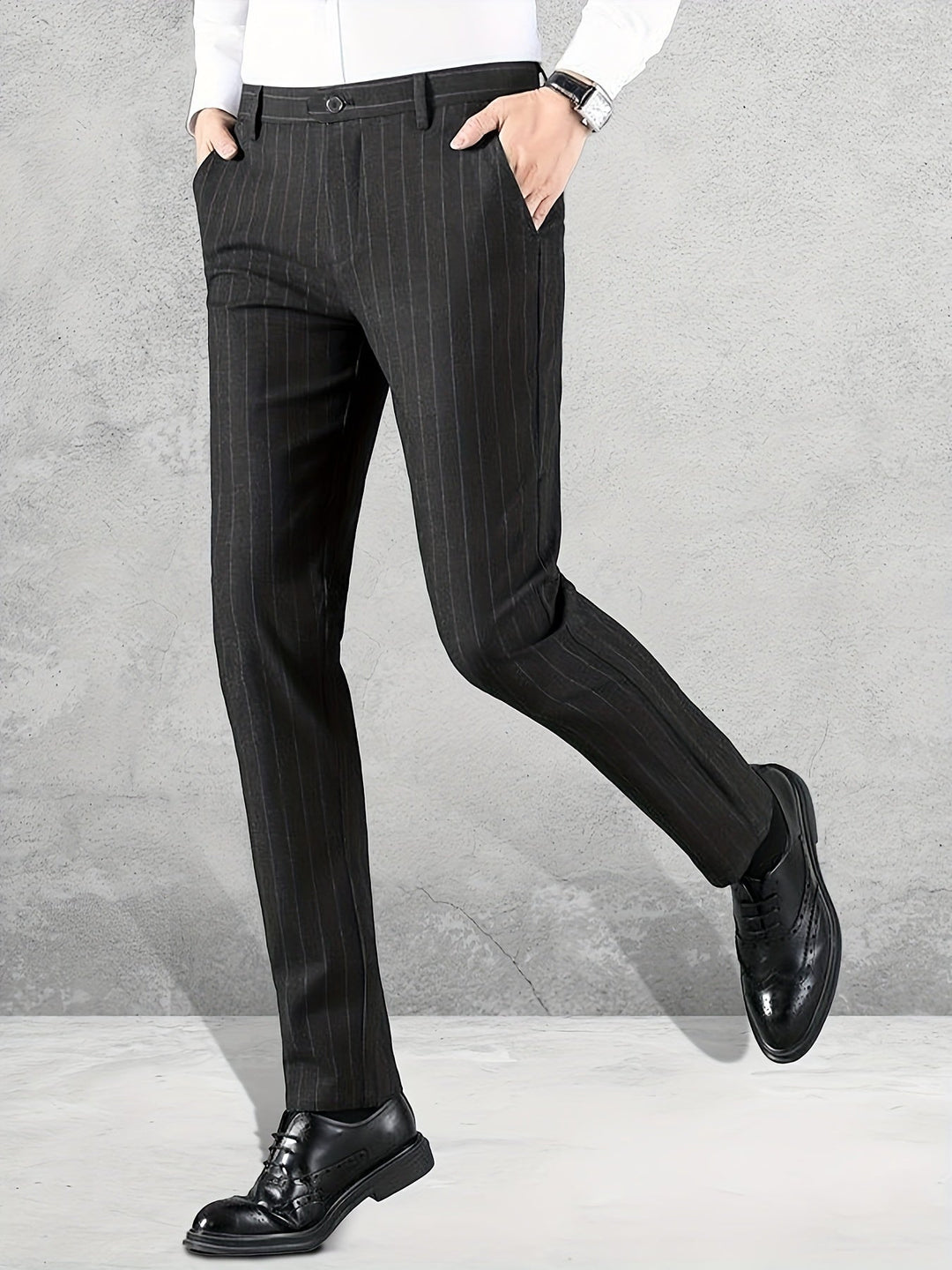 Wallace | Refined Slim-Fit Business Trousers