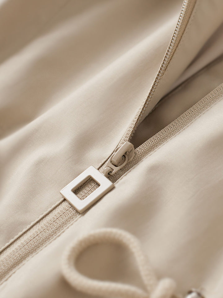 Clara | Hooded Drawstring Jacket