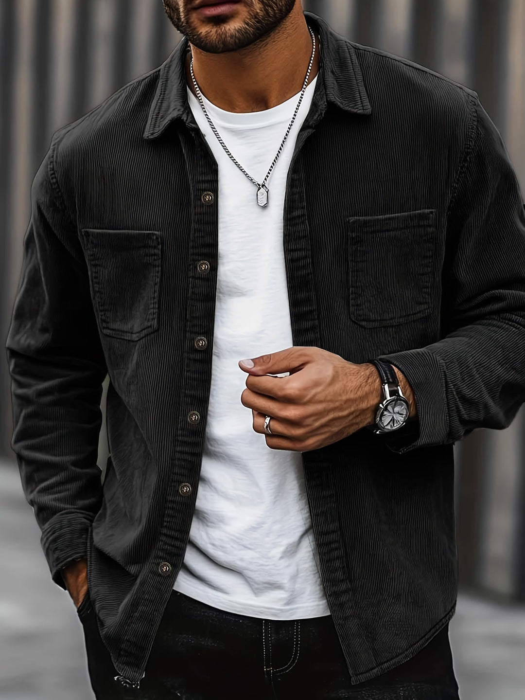 Men's Corduroy Overshirt
