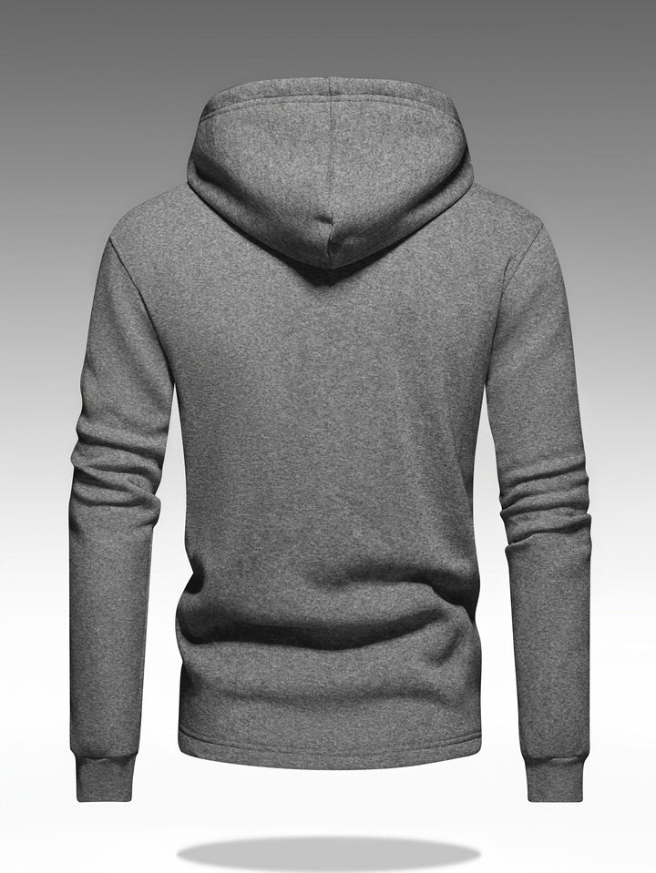 Men's Solid Knit Hoodie