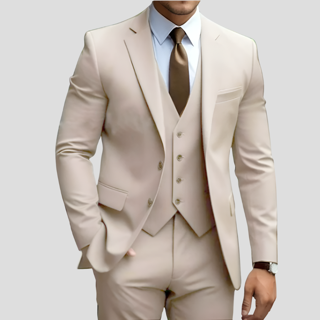 Men's Slim Fit Three-Piece Suit
