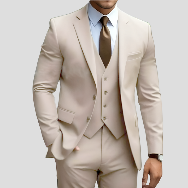 Men's Slim Fit Three-Piece Suit
