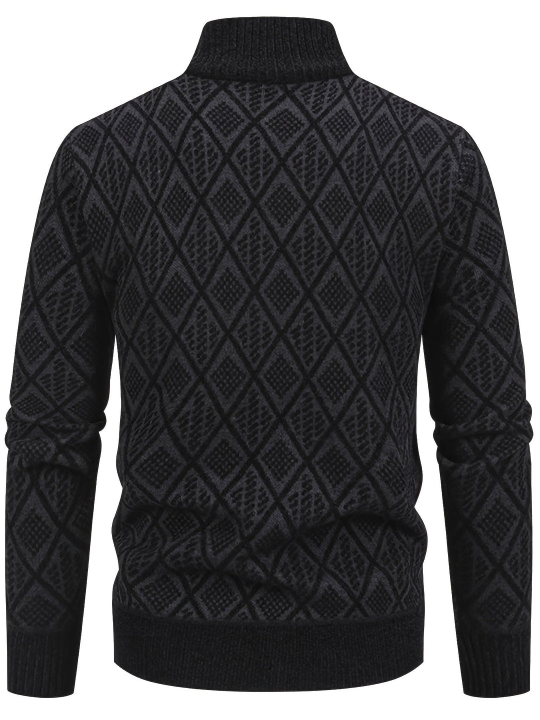 Men's Geometric Knit Cardigan