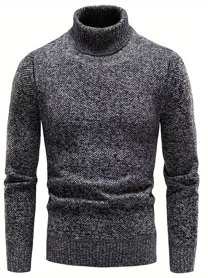 Men's Rib Knit Lapel Sweater