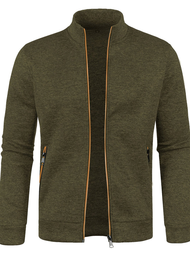 HIGH-NECK ZIP JACKET FOR MEN