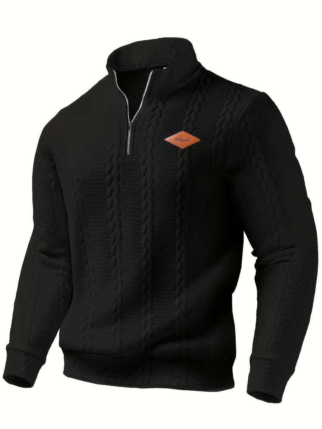 ZIPPER KNIT SWEATER FOR MEN