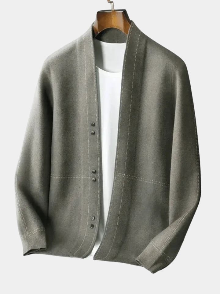 Men's Knit Wool Cardigan