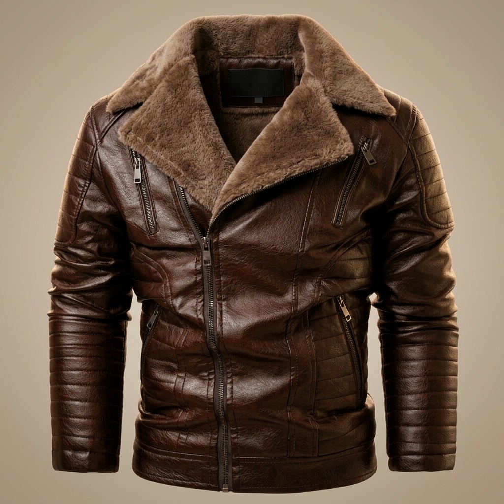 Niccolo Fur Leather Jacket