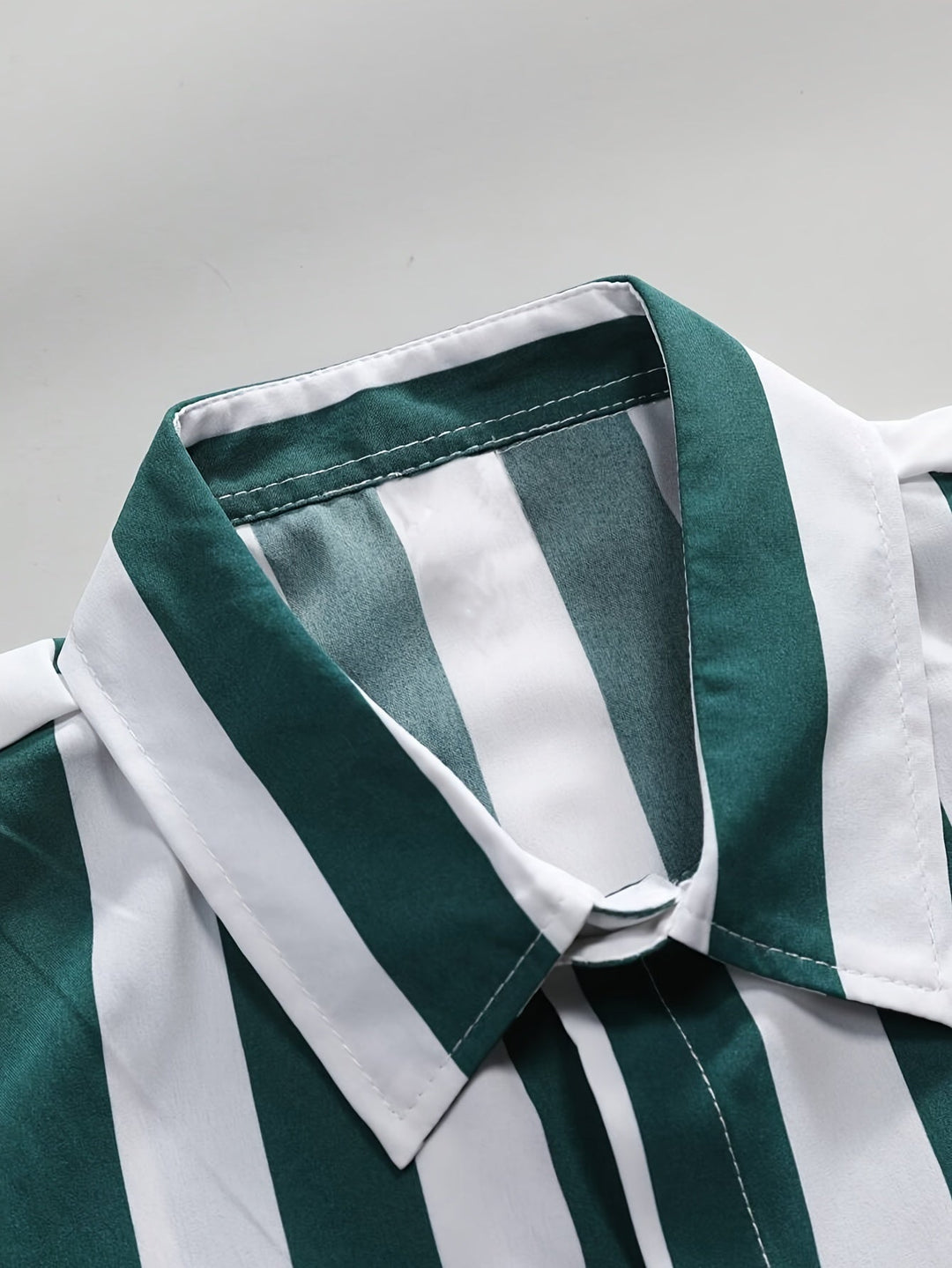 STRIPED BUTTON FRONT SHIRT FOR MEN