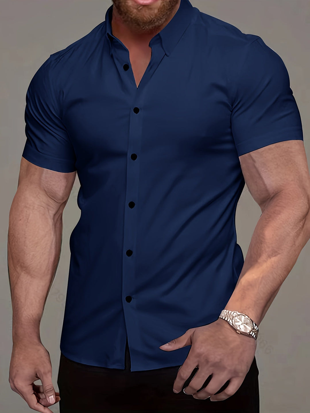 Men's Solid Color Shirt