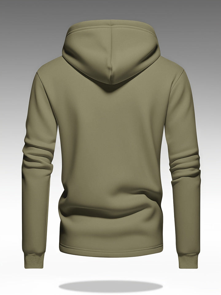 Men's Solid Knit Hoodie