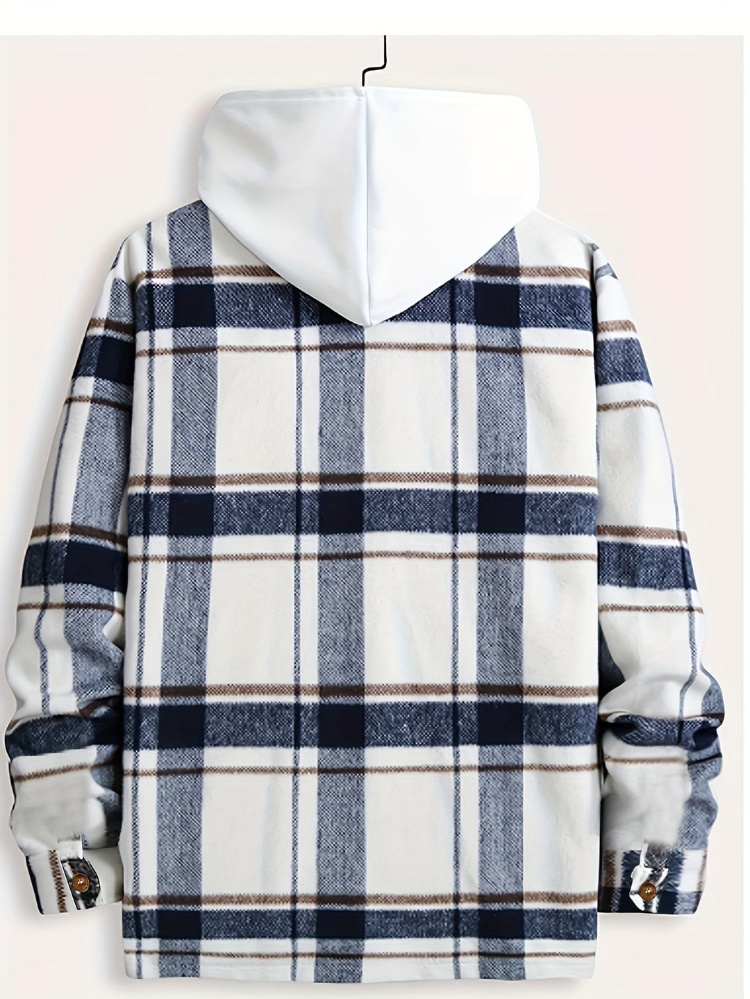 Men's Plaid Lapel Jacket