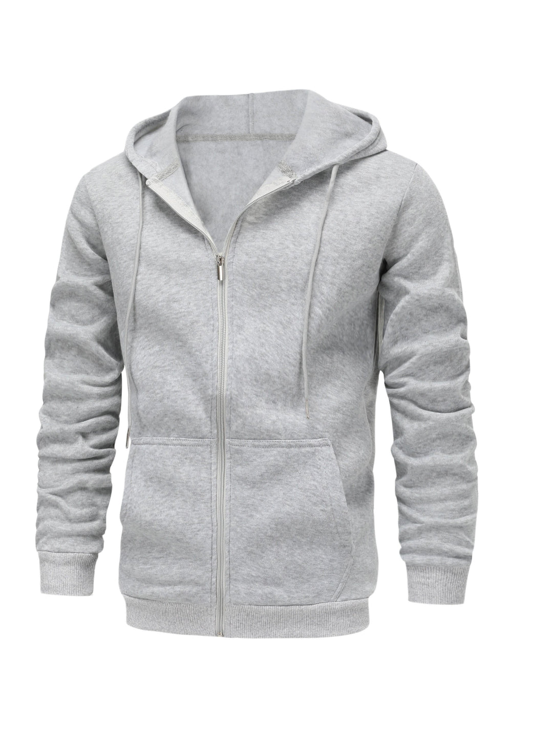 FLEECE LINED ZIP HOODIE FOR MEN
