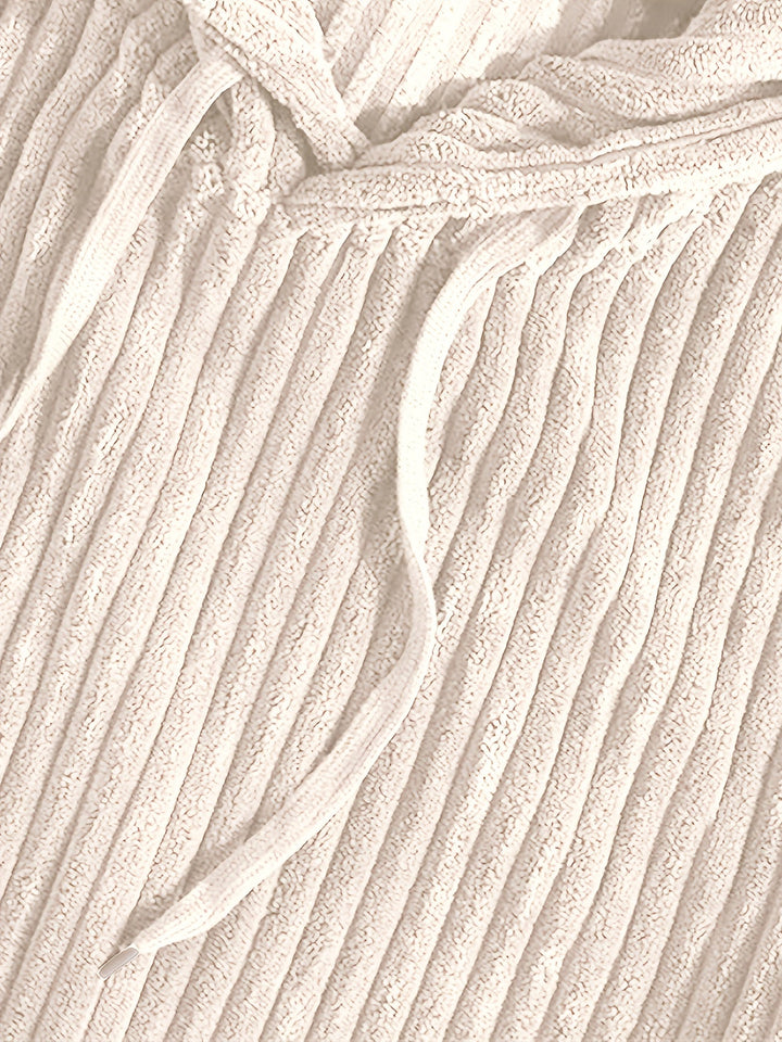 Sebastian | Ribbed Pullover Hoodie