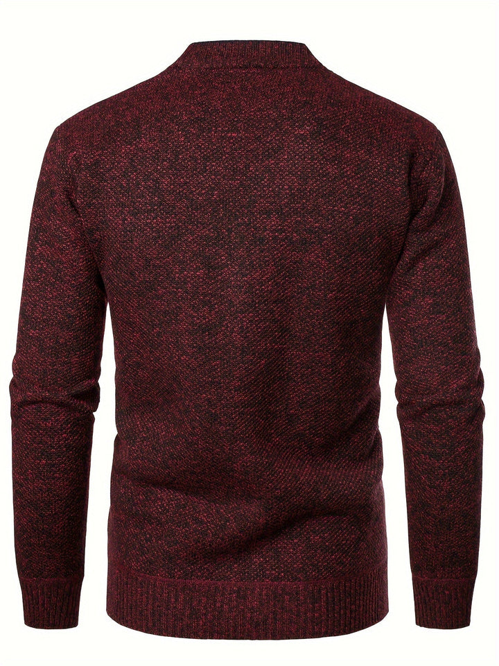 FLEECE V NECK CARDIGAN FOR MEN