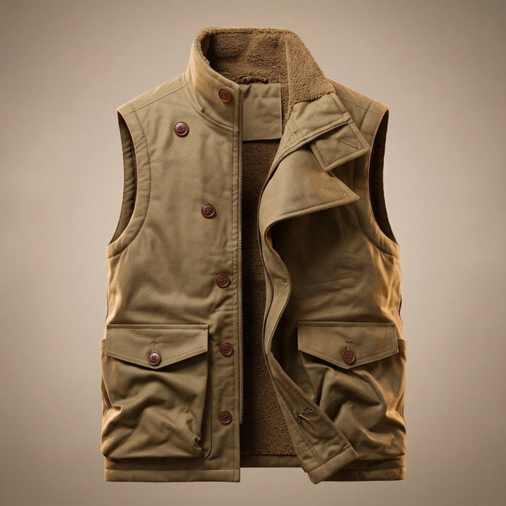 Hayes Asymmetrical Fleece Vest