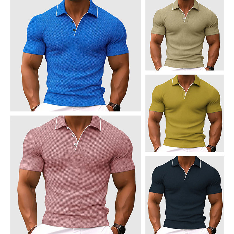 Men's Slim Fit Stretch Polo Shirt