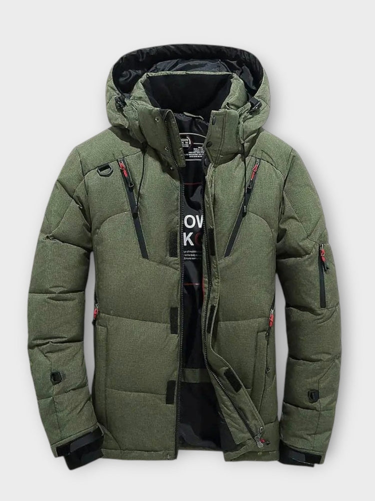 Men's Solid Winter Jacket