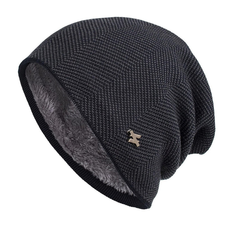 Men's Herringbone Fleece Beanie