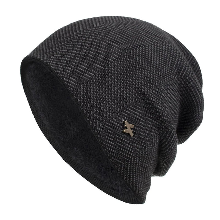 Men's Herringbone Fleece Beanie