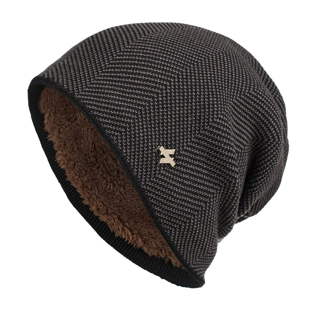 Men's Herringbone Fleece Beanie