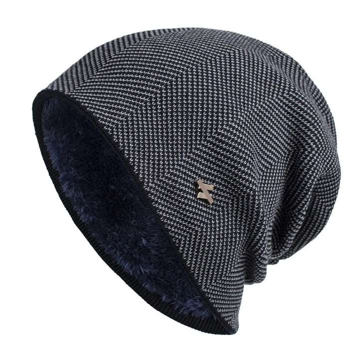 Men's Herringbone Fleece Beanie