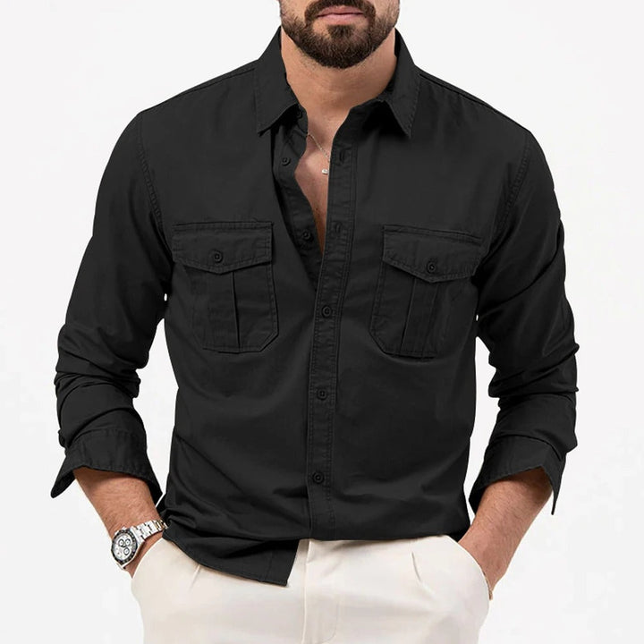 Men's Wrinkle Resistant Button Shirt